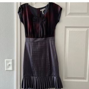 BCBGeneration Dress Worn Once Size 6 Red And Gray